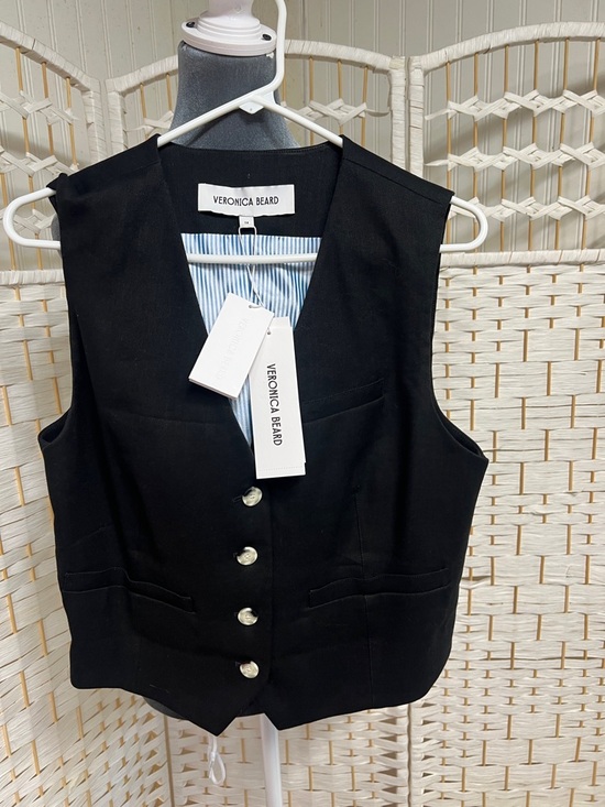 Veronica Beard Jackets & Blazers - Veronica Beard Black Tailored Button Vest